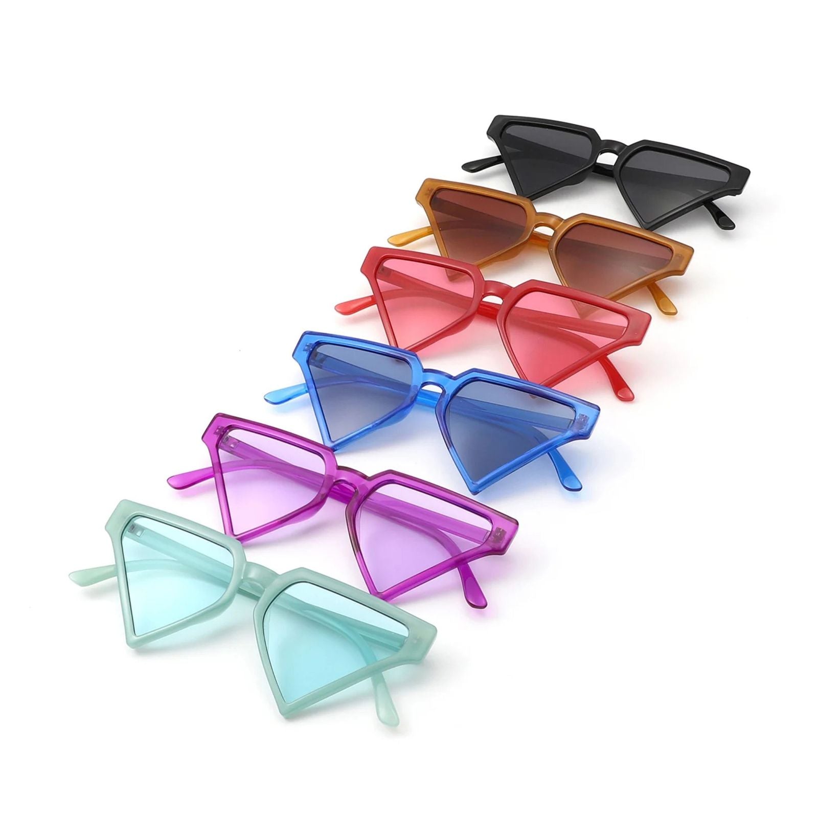 Sunglasses Black Triangle Pointed for Women