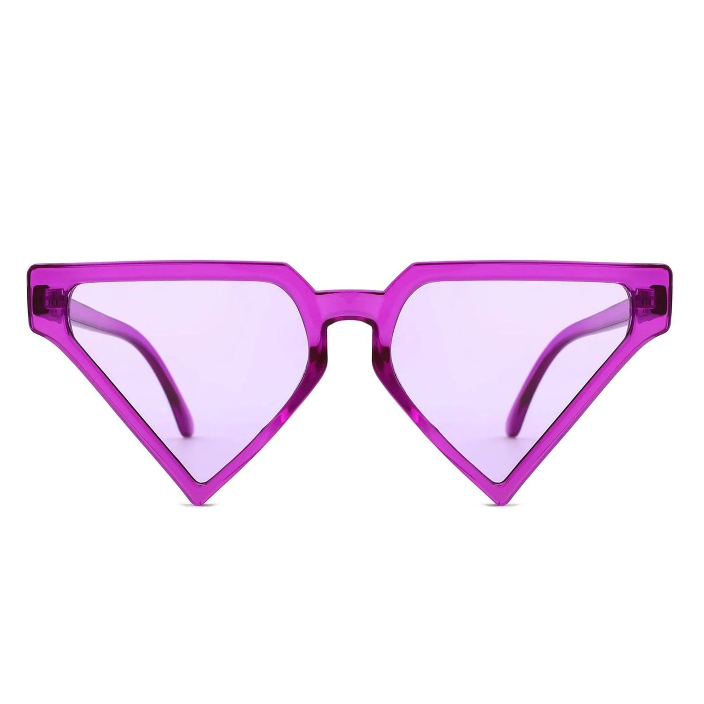 Sunglasses Purple Triangle Pointed for Women