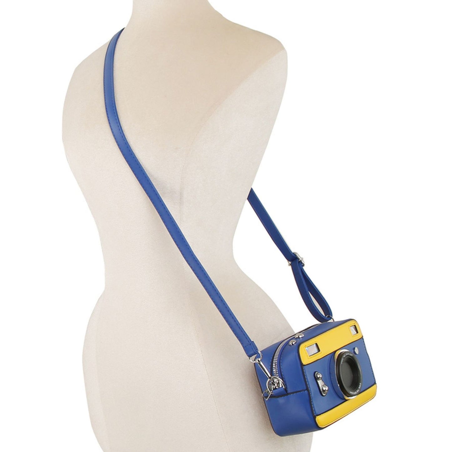 SGRHO Crossbody Blue Yellow Camera Crossbody Bag